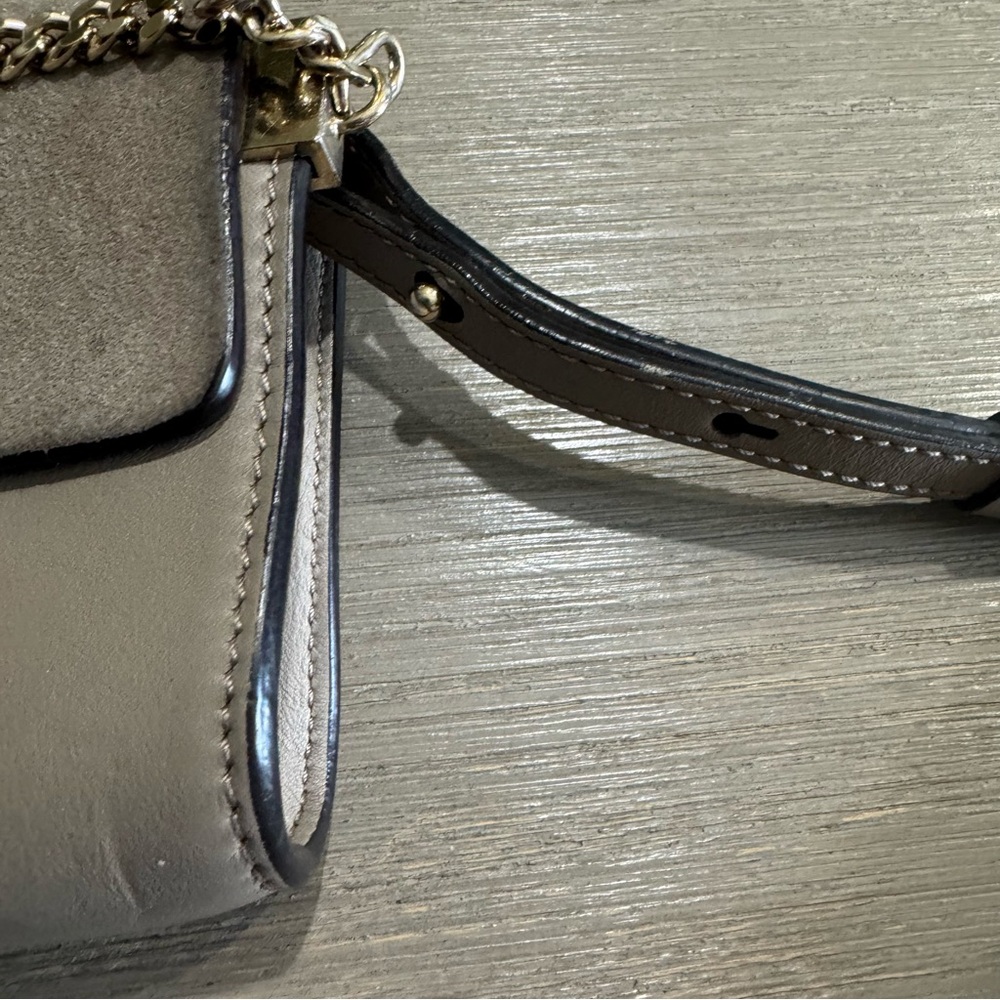 Chloe Mini Faye Crossbosy Bag Gray Side Bag - Picture 5 of 16